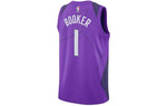 Nike NBA City Version Phoenix Suns Devin Booker 1 Retro Basketball Jersey Vest Purple 912143-566