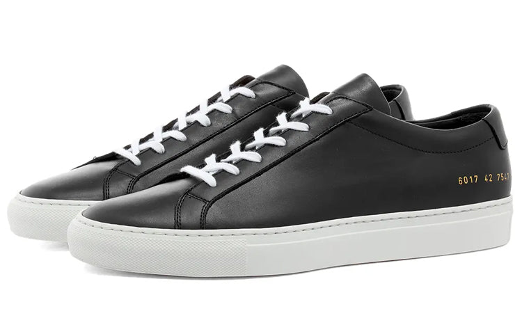 (WMNS) Common Projects Achilles Low 'Black White Sole' 6017-7547