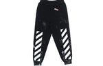Off-White Diagonal Galaxy Brushed Sweatpants OMCA048F176190319901