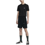 Men's Nike Solid Color Big Pocket Design Adjustable Belt Sports Straight Shorts Black AA1076-010