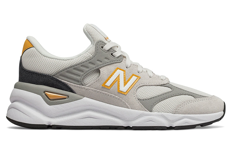 (WMNS) New Balance X-90 GreyWhite GreyWhite 'Gray White Yellow' WSX90RPB