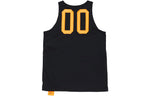 Men's Nike Sports Creative Printing Running Basketball Jersey/Vest Black DH6756-352