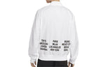 Nike Alphabet Logo Printing Woven Casual Jacket White DA0648-100