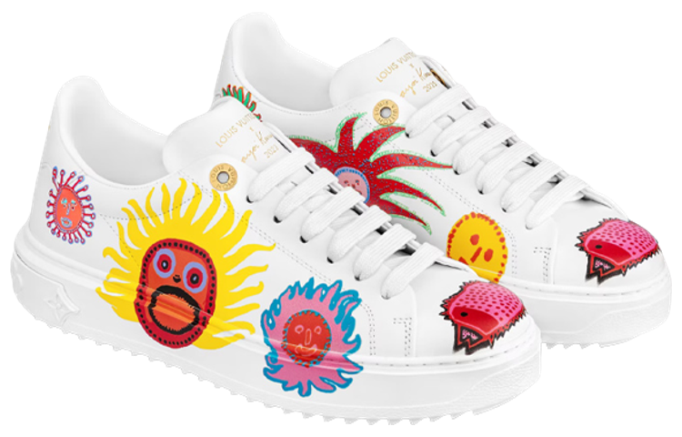 (WMNS) LOUIS VUITTON x YK ACADEMY Time Out Sneakers 'White with Icons' 1ABD7Z