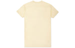 Converse Logo Embroidered Loose Casual mid-length Short Sleeve 'Light Yellow' 10021721-A01