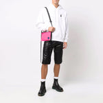 Men's Off-White FW21 Logo Pattern Drawstring Loose Fit White OMBB085F21FLE0110110