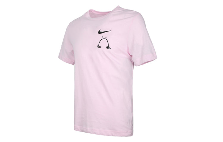 Nike DRY TEE DFC LEGS Athleisure Casual Sports Breathable Short Sleeve Pink Red Pinkred AO0624-663