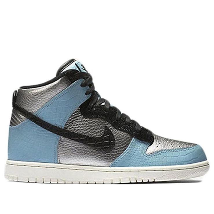 (WMNS) Nike Dunk High LX 'Metallic Silver Mica Blue' 881233-002
