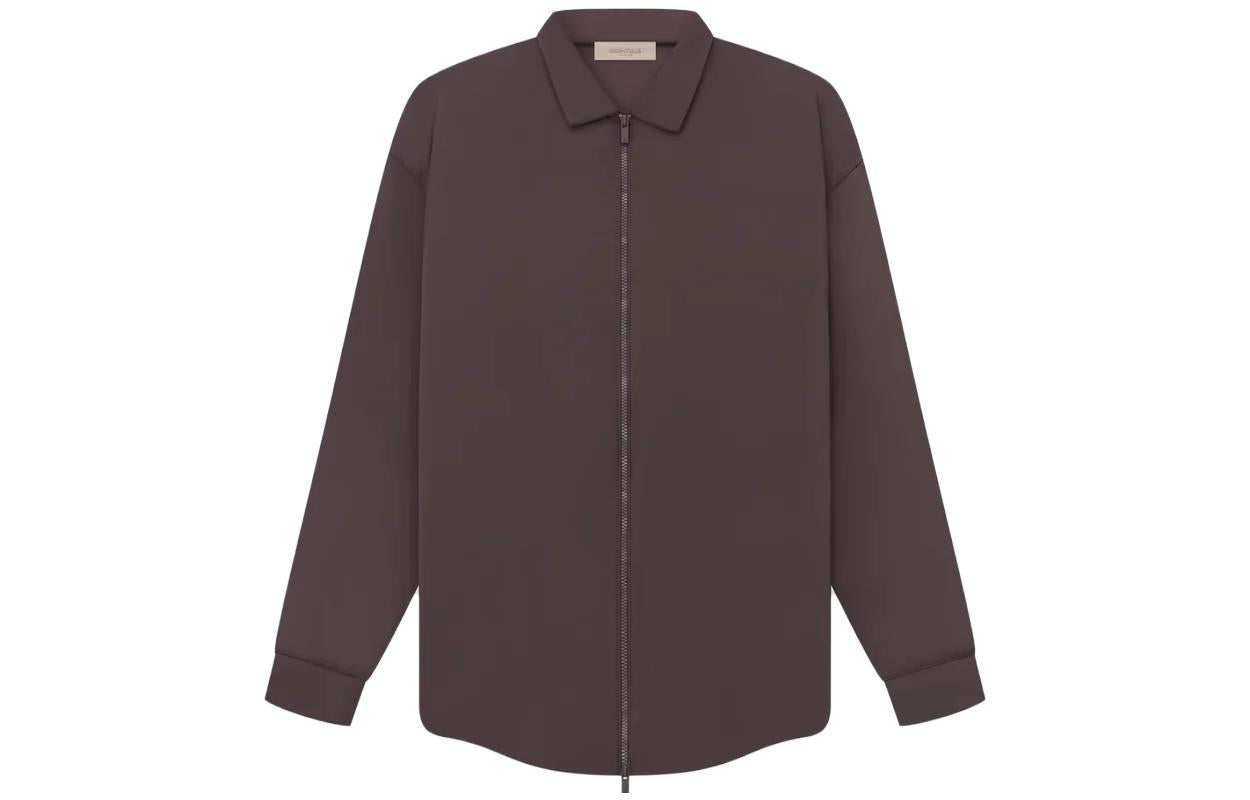 Fear of God Essentials SS23 Filled Nylon Jacket 'Plum' FOG-SS23-072