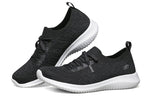 (WMNS) Skechers Ultra Flex Slip-on Loafers Black 149033-BKW