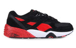 PUMA R698 Block Low Top Running Shoes Black/Red 360030-02