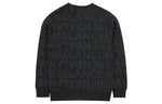New Balance Men's New Balance Logo Full Print Sports Round Neck Pullover Black AMT14333-BK