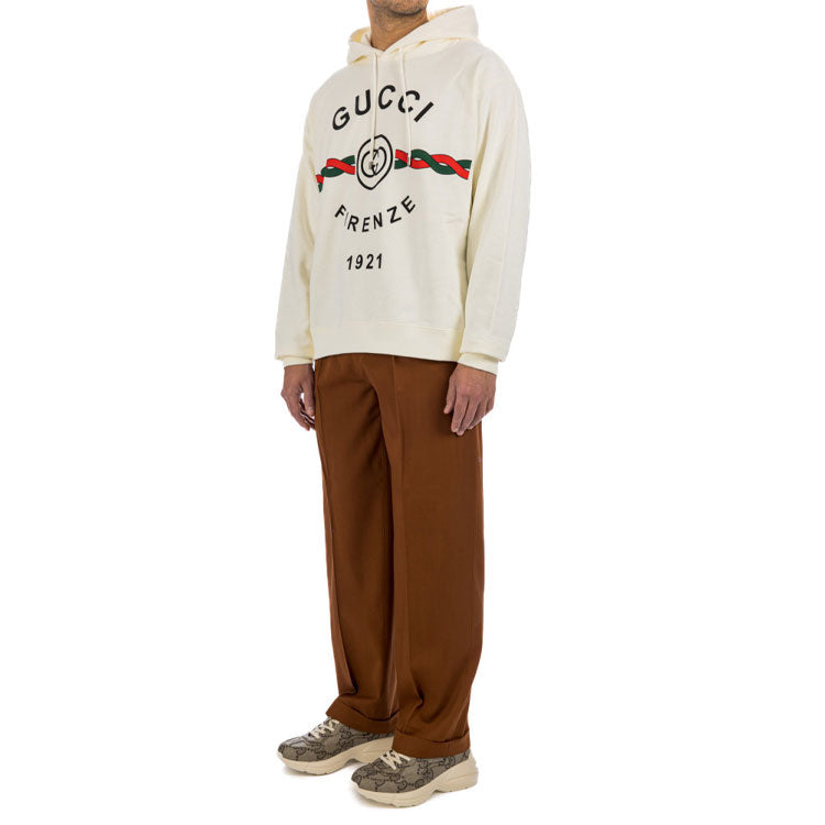 Gucci Firenze 1921 Hoodie 'White' 646953-XJD7O-9095