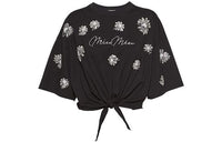 MIU MIU Crop Tops Women's Black