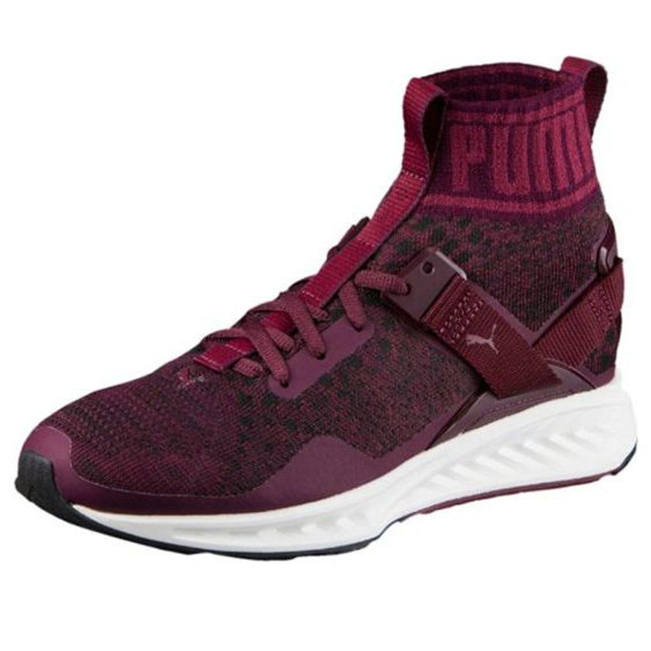 (WMNS) PUMA Ignite Evoknit 'Dark Red CMFT' 189766-03