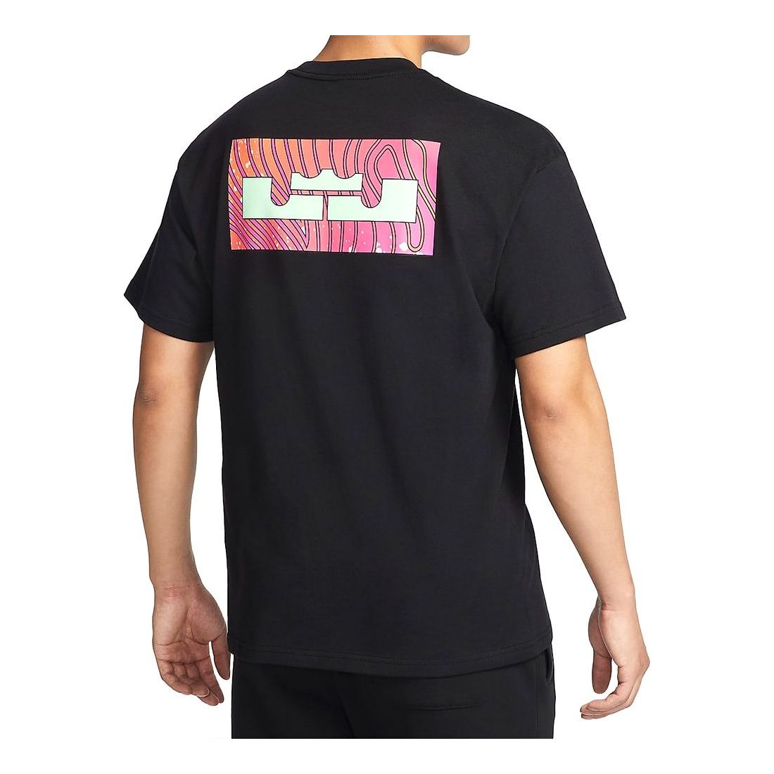 Nike x LeBron James M90 Basketball T-Shirt 'Black' FV8407-010