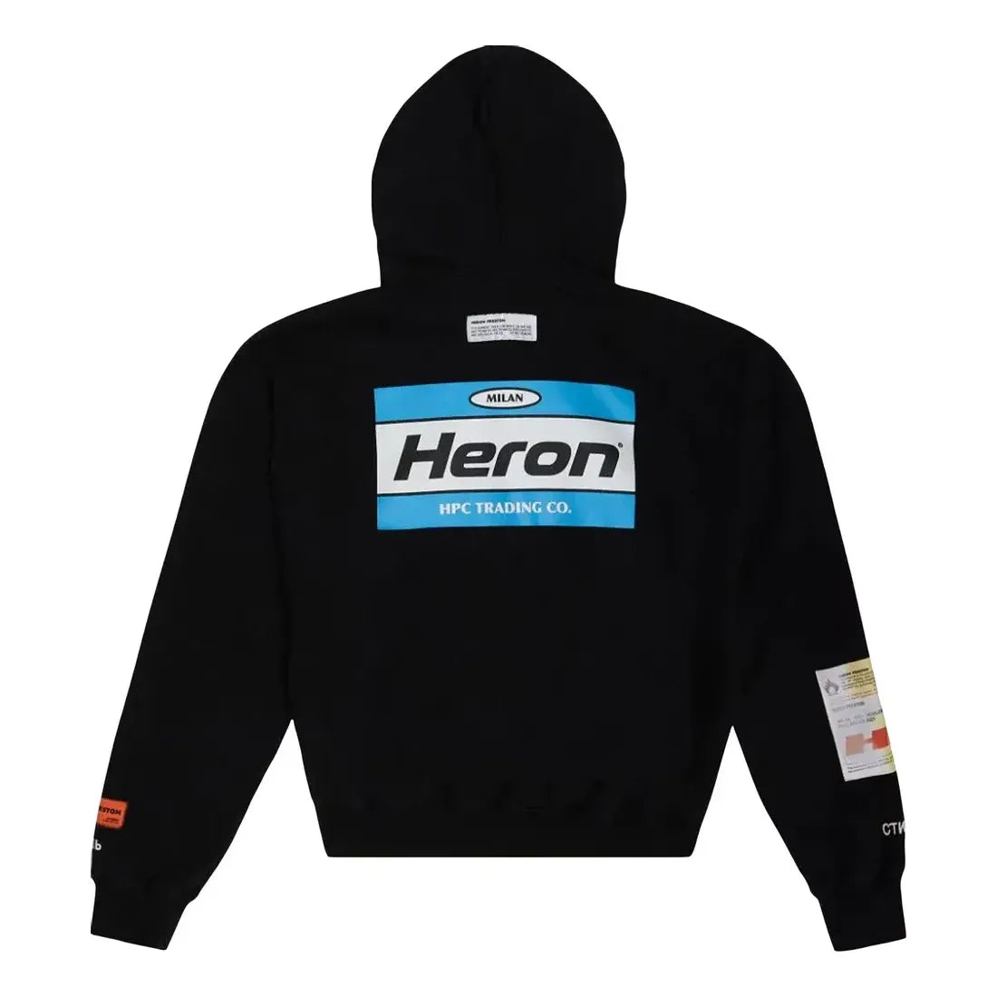 HERON PRESTON Zip Heron Gum Jacket 'Black' HMBE007F21JER0021040