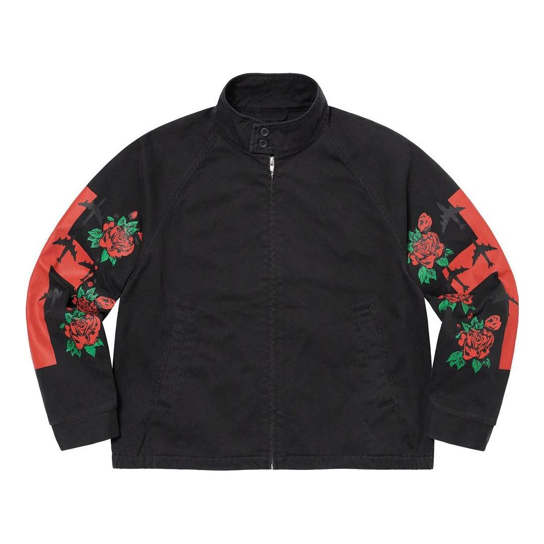 Supreme Destruction Of Purity Harrington Jacket 'Black Red Green' SUP-SS23-192