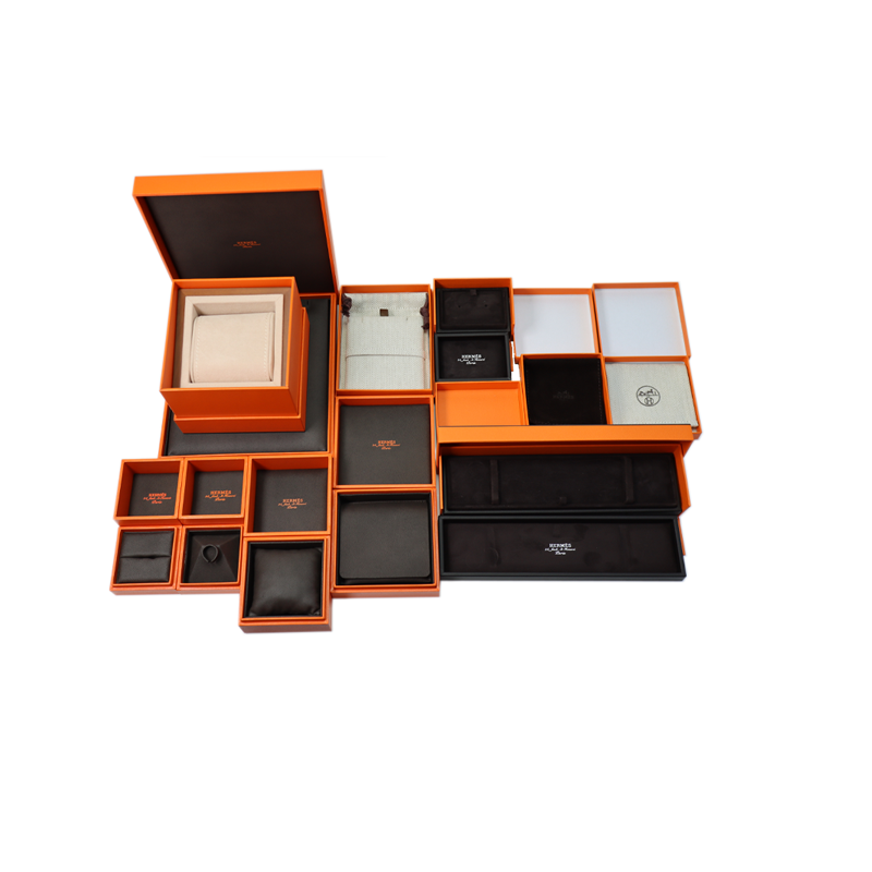 HERMES Leather Bangles Unisex Brown