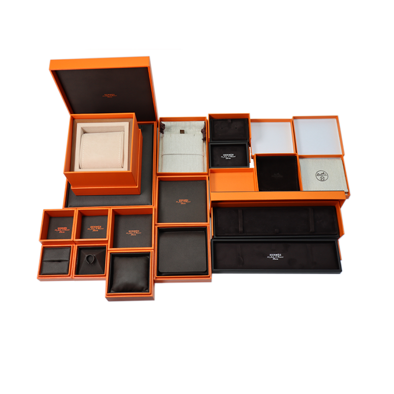 HERMES 18K Rose Gold Necklaces Women's Rose Gold