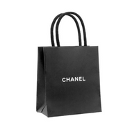 CHANEL Knitted Fabric Cashmere Beanies Women's Black/Dark Blue