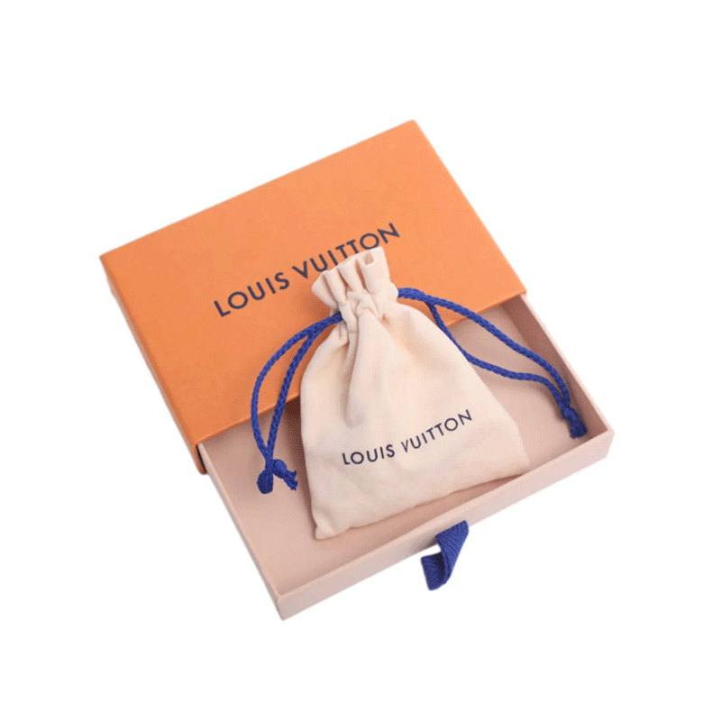 LOUIS VUITTON Canvas Metal Keychains Men's Orange