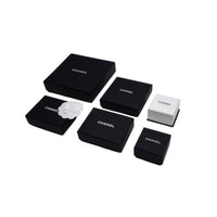 CHANEL Metal Stud Earrings Women's Gold/Pink