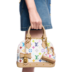 LOUIS VUITTON X Takashi Murakami Micro Alma Monogram Multicolor White Multicolored