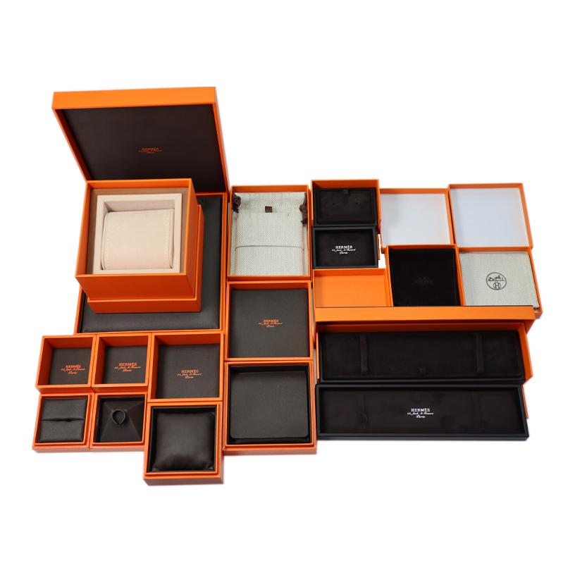 HERMES Enamel Bangles Women's Pink