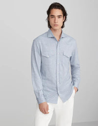 Brunello Cucinelli Men's Shirt Mw8356666_C845