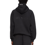 Fear of God Essentials Full Zip Hoodie 'Black' 0192250500183001