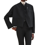HERMES Jackets Coats Women's Black