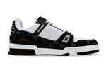 LOUIS VUITTON Trainer Panda MAX Water-Resistant Coverage Low-Top Skateboard Shoes Unisex White Black