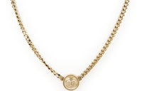 CHANEL Necklaces Women's Gold