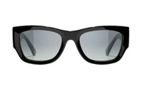 CHANEL Rectangular Sunglasses Unisex Black