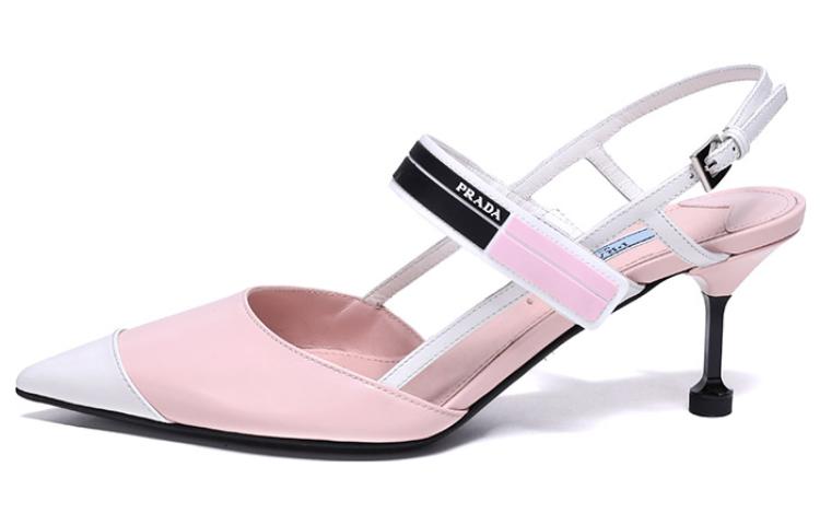 PRADA High Heels Women's Pink White