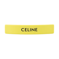 CELINE Plastic Hair Clips Women's Yellow