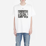 Off-White Spray Painting Arrows Sketch Short Sleeve Oversize 'White Black' OMAA038R201850150110