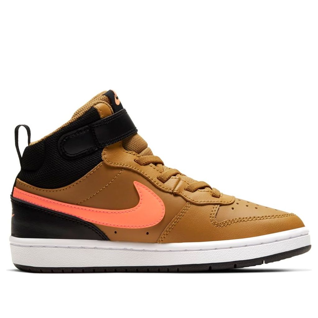 (PS) Nike Court Borough Mid 2 'Yellow Black White' CD7783-700