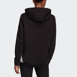 (WMNS) adidas Colorblock Large Logo Sports Hoodie Black HI1204