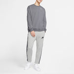Nike French Terry Swoosh Gradient Round Neck Pullover Iron gray DB9408-022