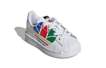 (TD) adidas Superstar Pure K 'Colorful Trefoil - Cloud White' FW4017