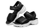 (WMNS) Skechers D Lites 1.0 Sandals Black/White 119239-BKW