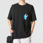 Men's adidas U JF SS Tee 2 Cartoon Pattern Athleisure Casual Sports Round Neck Short Sleeve Black T-Shirt HM9938