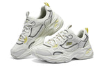 (WMNS) Skechers D'Lites 4.0 Shoes 'Grey White' 896256-NTMT