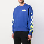 Off-White SS19 Diagonals Crew Neck Sweater OMBA035S190030063060