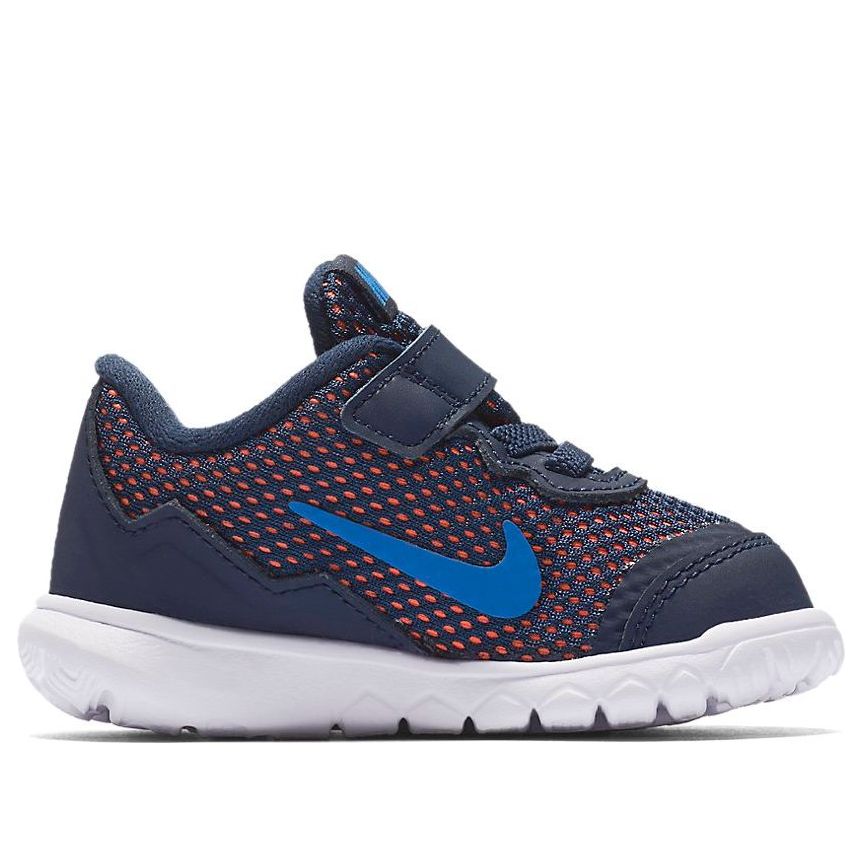 (TD) Nike Flex Experience 4 Low-Top Running Shoes Blue/Orange 749810-400