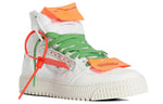 (WMNS) Off-White C/O Virgil Abloh Retro High Top Casual Skate Shoes White OWIA112R208000680100