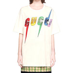 (WMNS) Gucci Sequins Lightning Short Sleeve For White 539081-XJA2H-7136