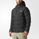 adidas Helionic Ho Jkt Stay Warm Sports hooded down Jacket Black BQ2001